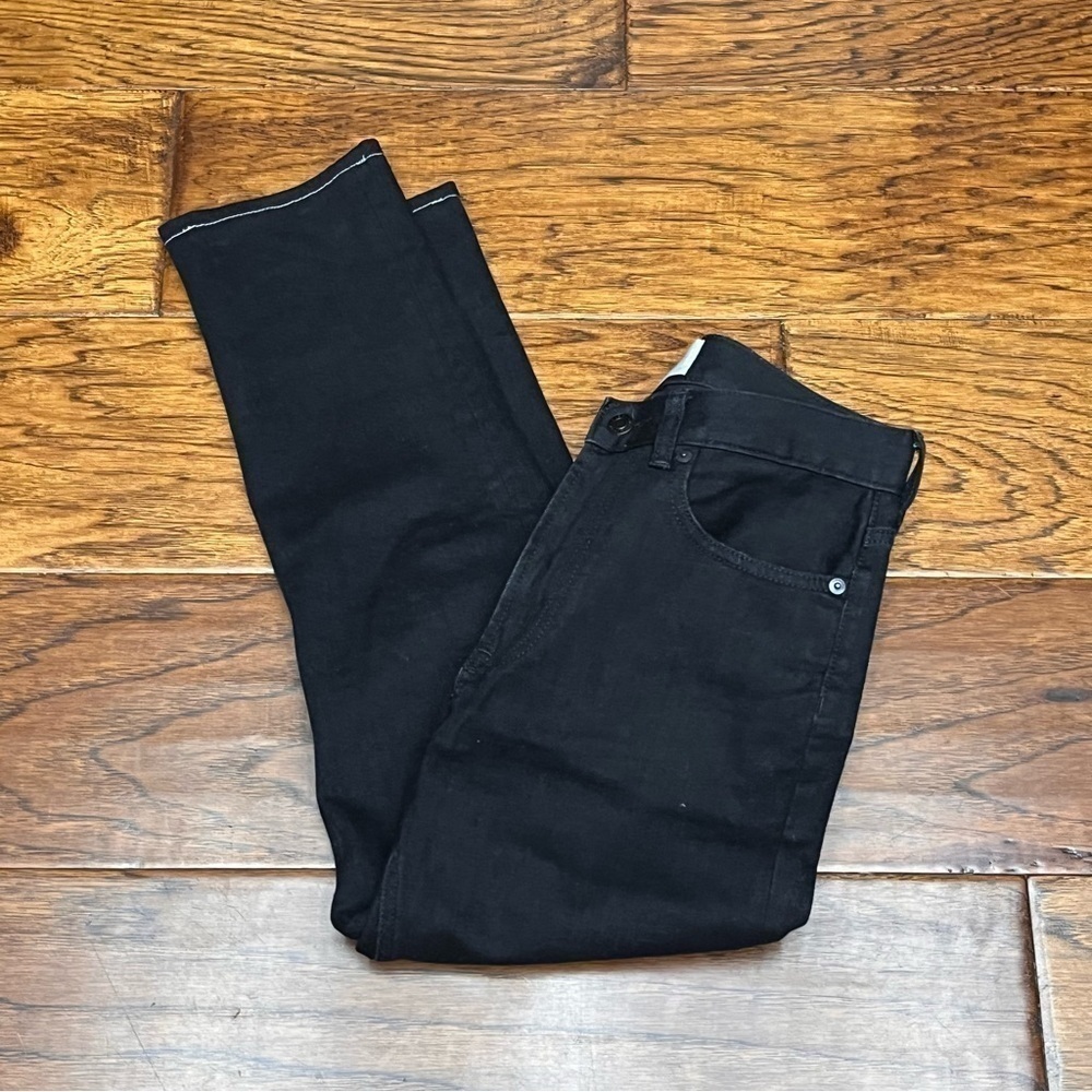 Everlane straight leg‎ cropped denim jeans